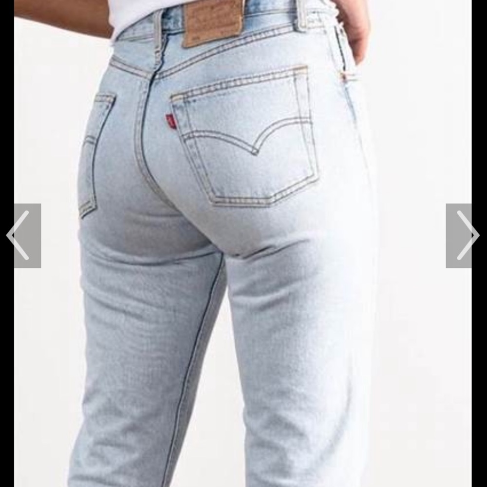 Levi’s 501 Button Fly High Rise Straight Leg Jeans